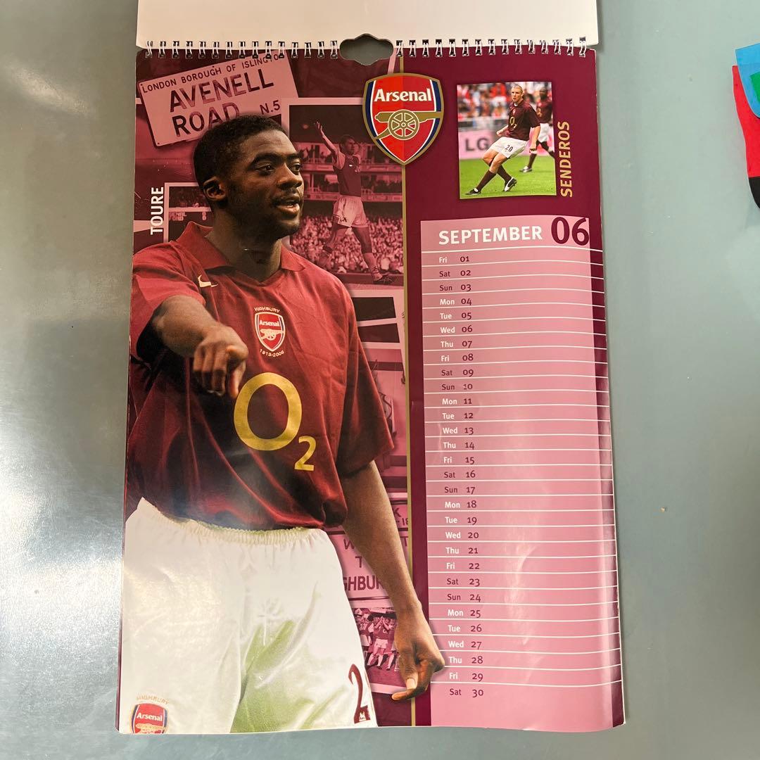 アーセナル　arsenal オフィシャル2006年カレンダー