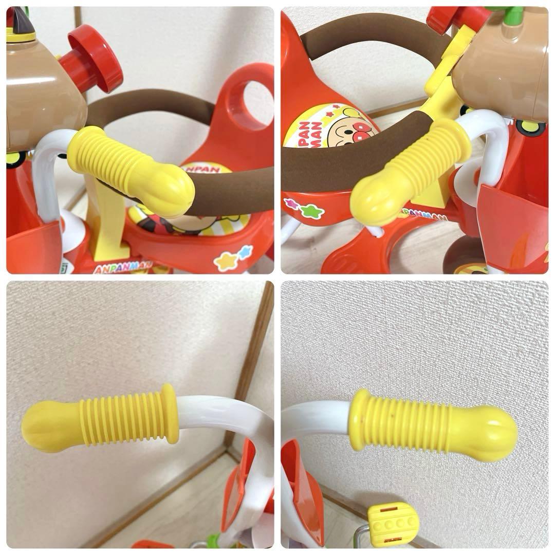 美品 エム・アンド・エム おでかけ三輪車 わくわくアンパンマンごうピースII