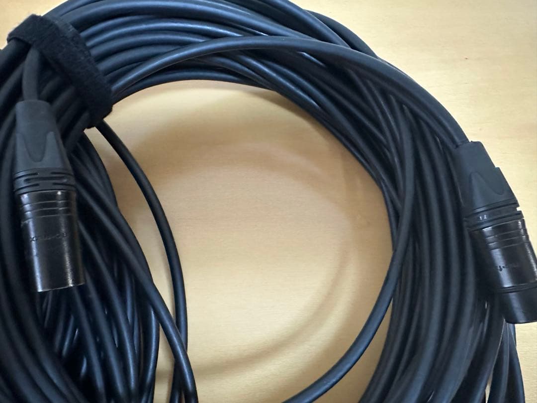 マイクケーブル　約20ｍ　2本CANARE　L-4E6S　NEUTRIK