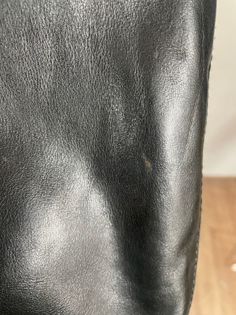 ストーンアイランドstone 黒レザー コート