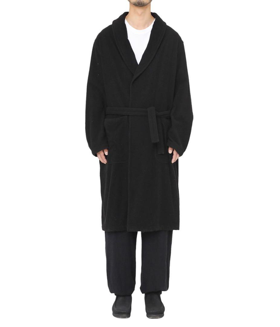 コモリ シルクパイルローブコート X01-04007 ガウン カーディガン