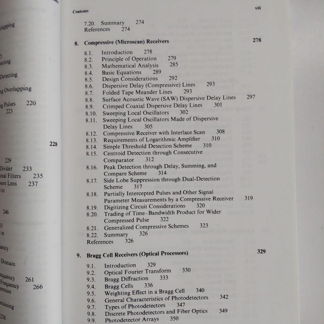 洋書 Microwave Receivers Electronic Warfare