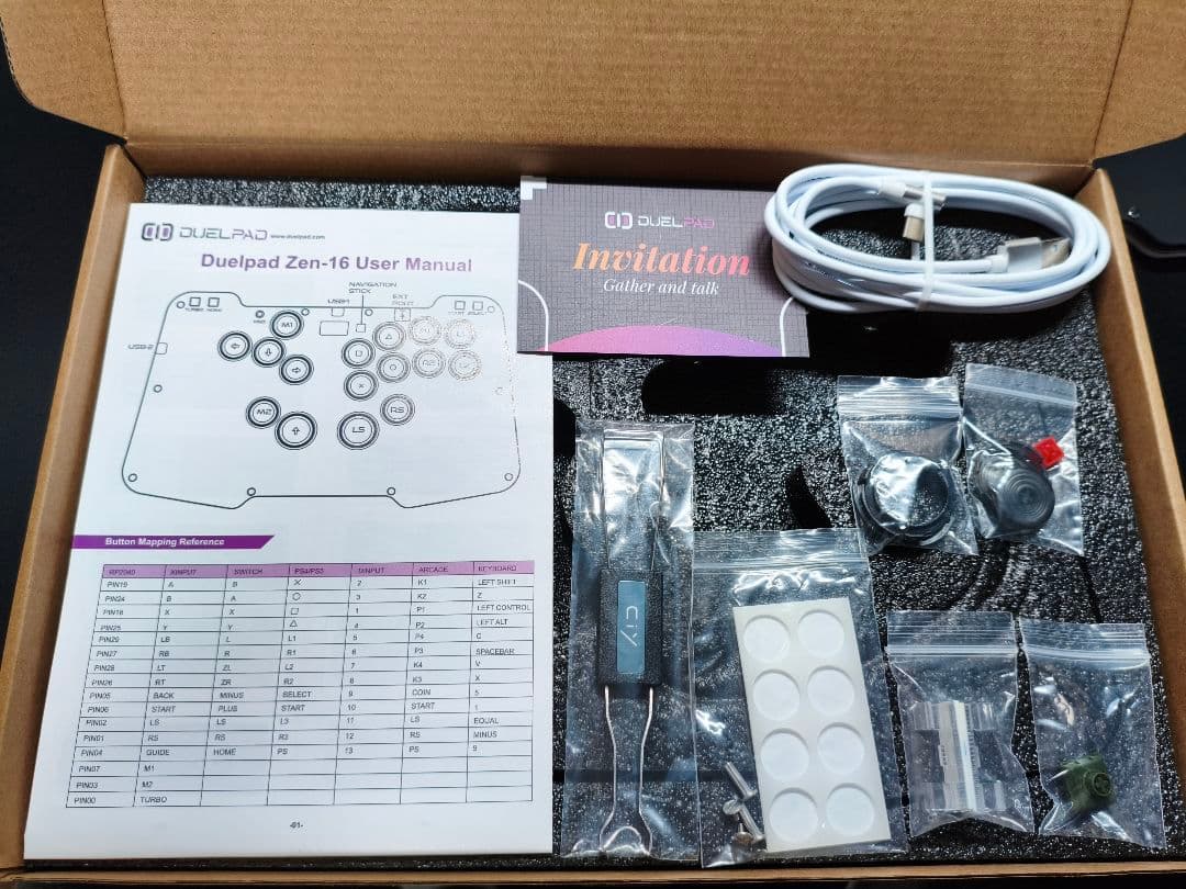 Duelpad Zen 移動4ボタン Shadow Hunting換装レバーレス