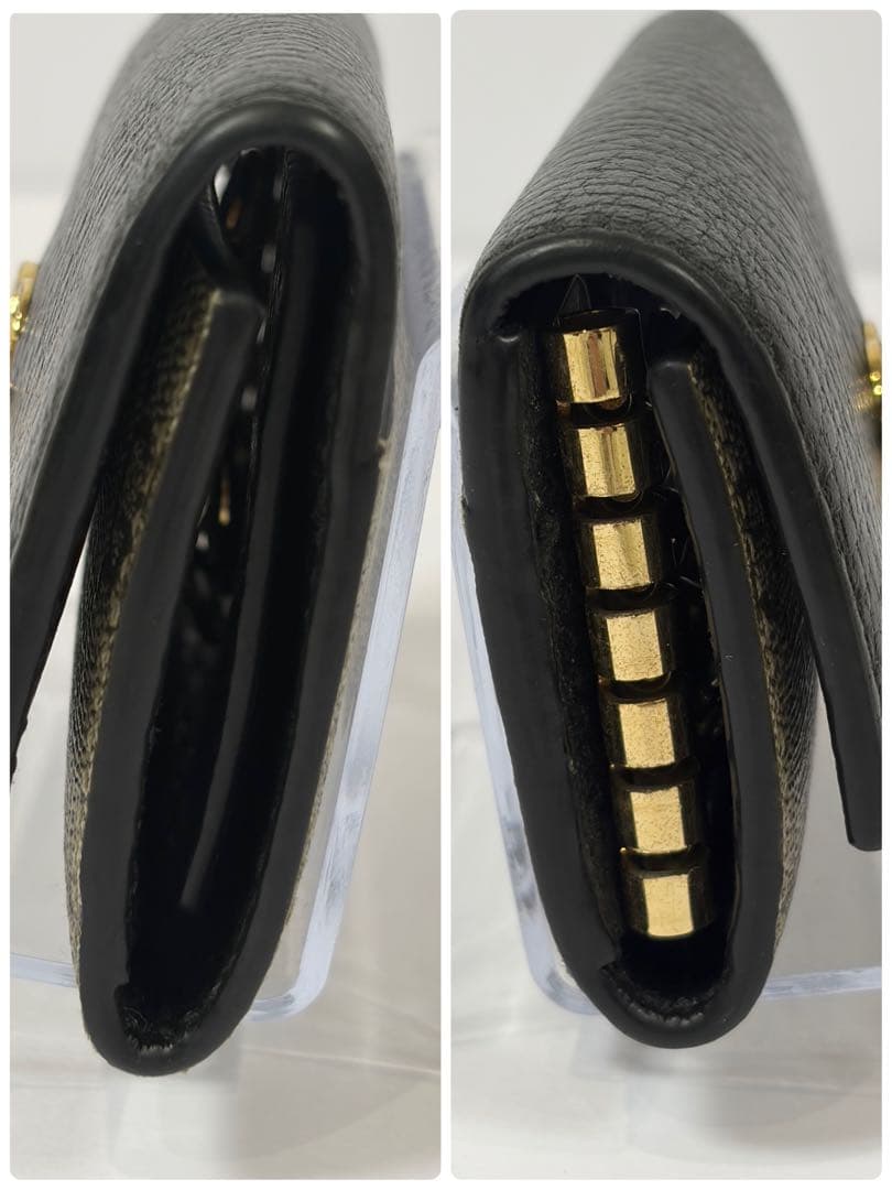 【極美品】現行モデル グッチ マーモント GG シボ革6連キーケース 付属品完備