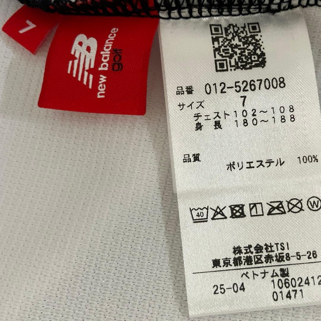 【新品3L】ニューバランスゴルフ 2025年モデル　モックネック シャツ 7