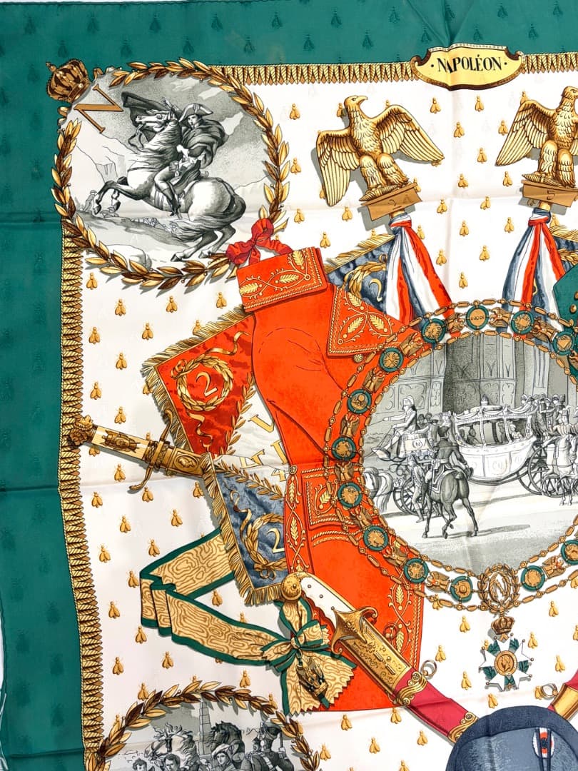 HERMES エルメス　カレ90 NAPOLEON ナポレオン