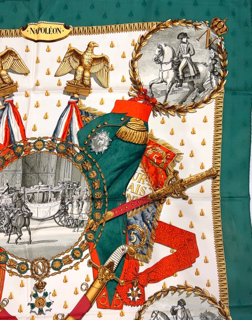 HERMES エルメス　カレ90 NAPOLEON ナポレオン