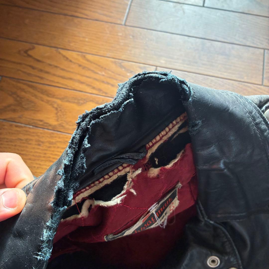 希少モデル！要修理！60s Highwayman ライダースジャケット　牛革