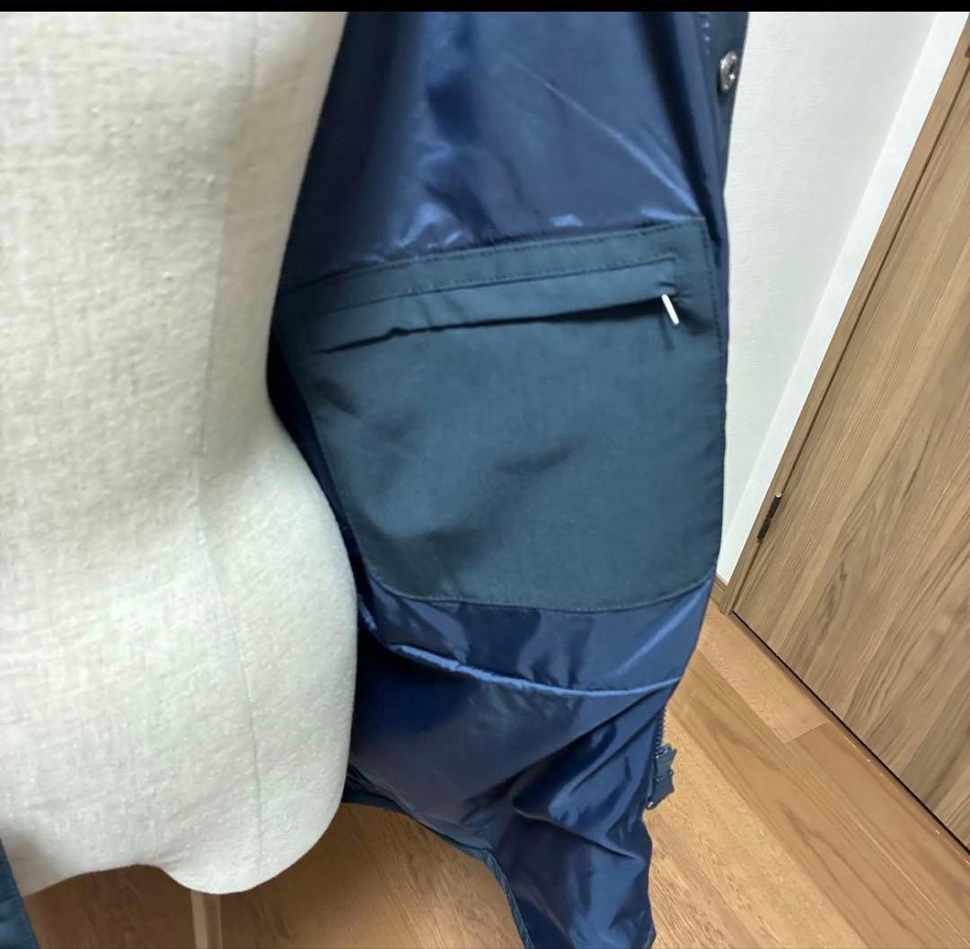 美品　Barbour ダークネイビーコーデュロイ襟 ジャケット