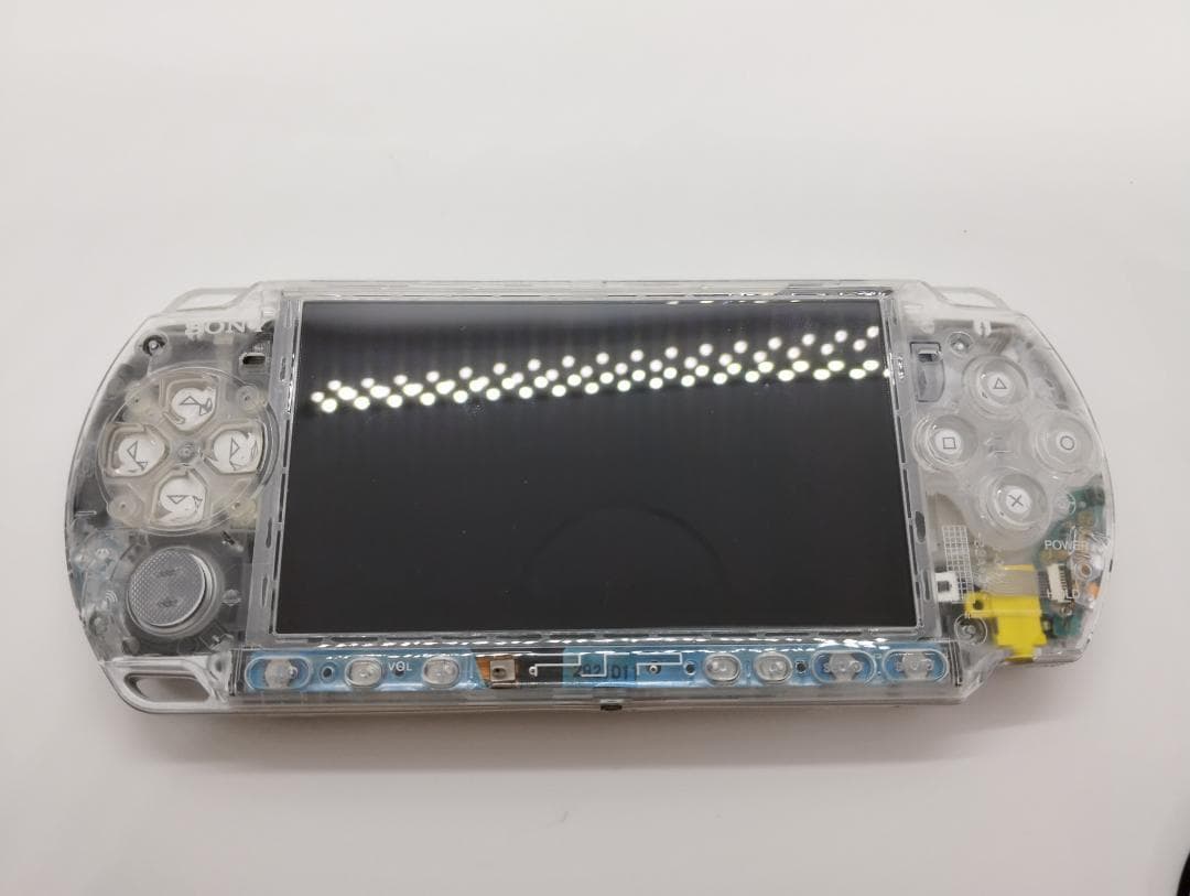 PSP 3000 すぐ遊べるセット【美品・カスタム】スケルトン