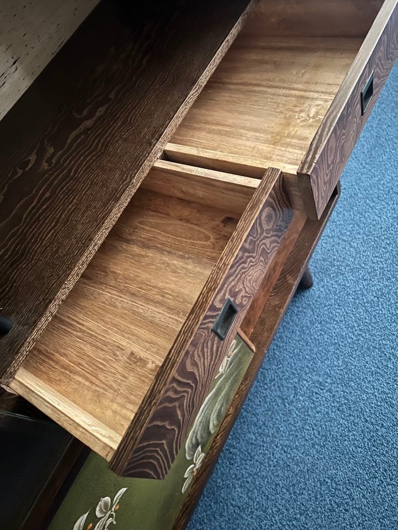 水屋箪笥/レトロな木製キャビネット