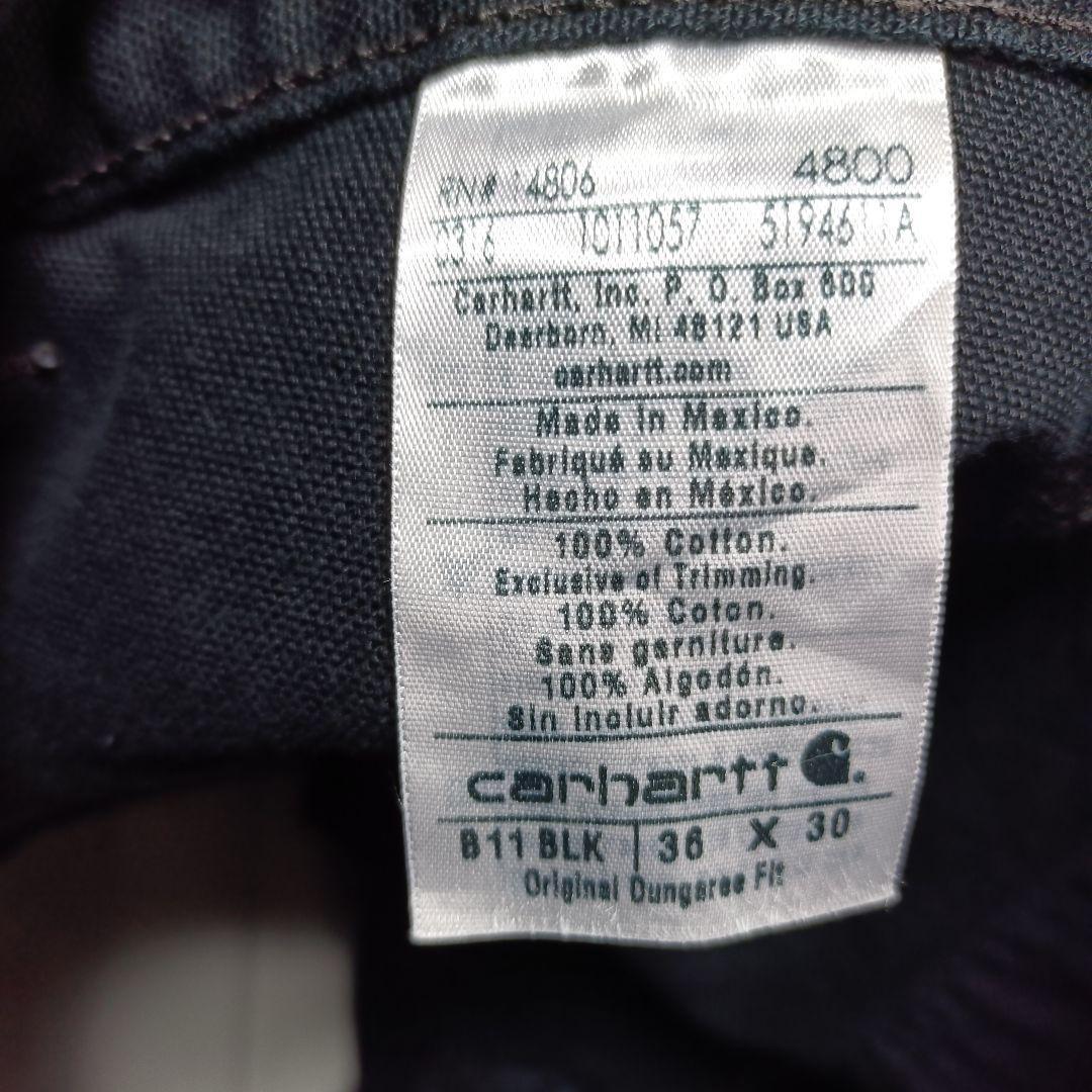 美品 Carhartt ダックペインターパンツ 黒 ブラック w36 L30