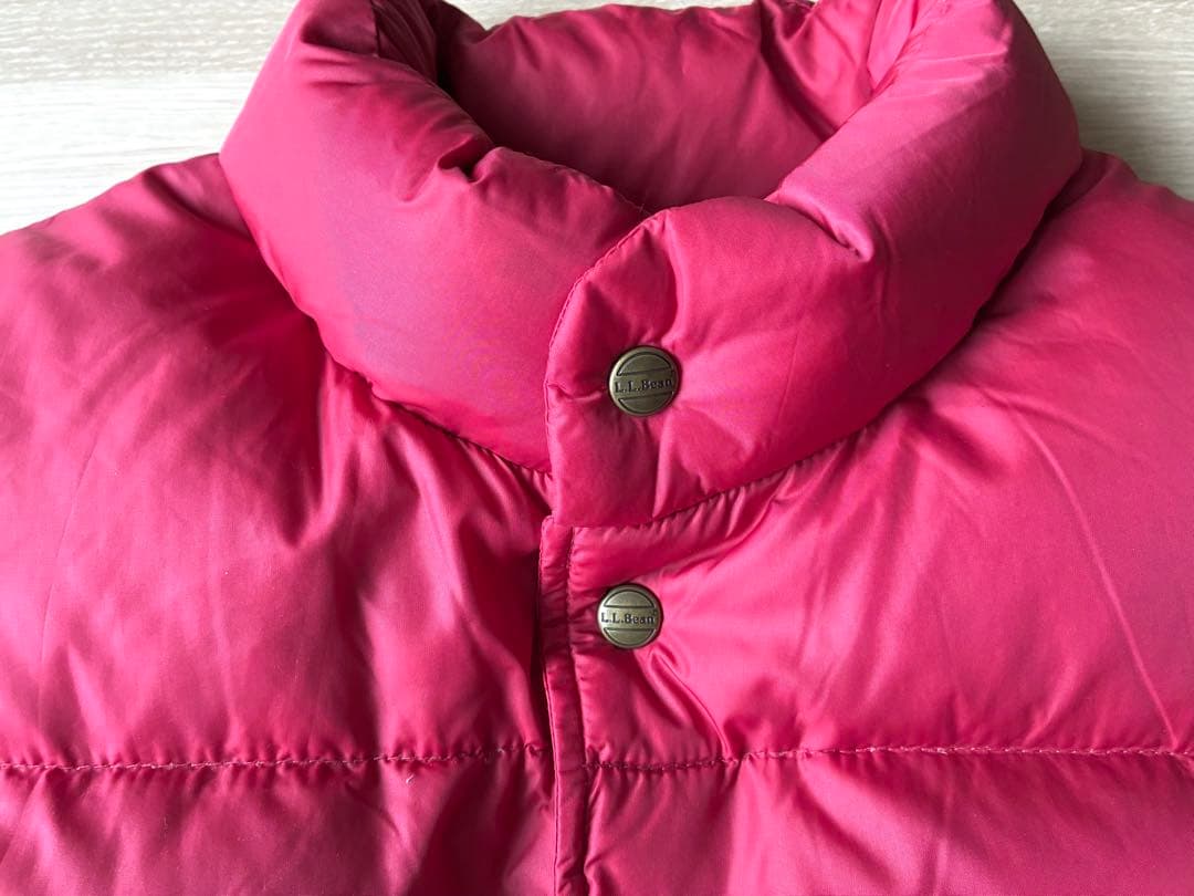 L.L.Bean ダウンベスト 赤 メンズ Mサイズ グースダウン