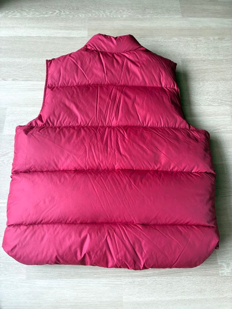 L.L.Bean ダウンベスト 赤 メンズ Mサイズ グースダウン