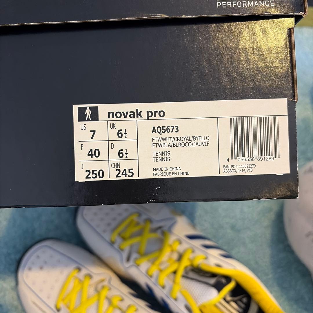 NOVAK PRO ノバクプロ　ジョコビッチ アディダス　adidas 25.0