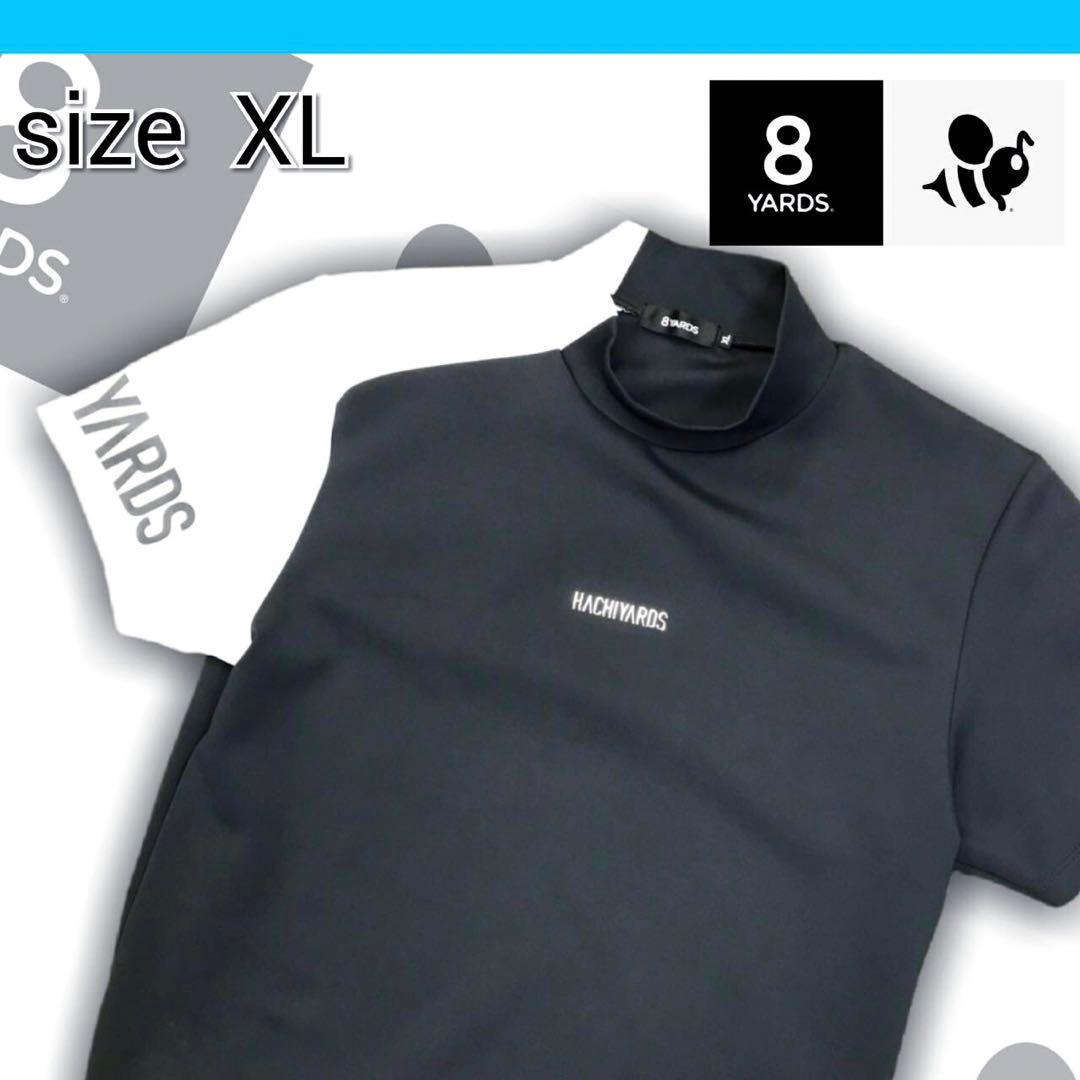 ハチヤーズ メンズ エンボス加工 モックネックシャツ《XL》