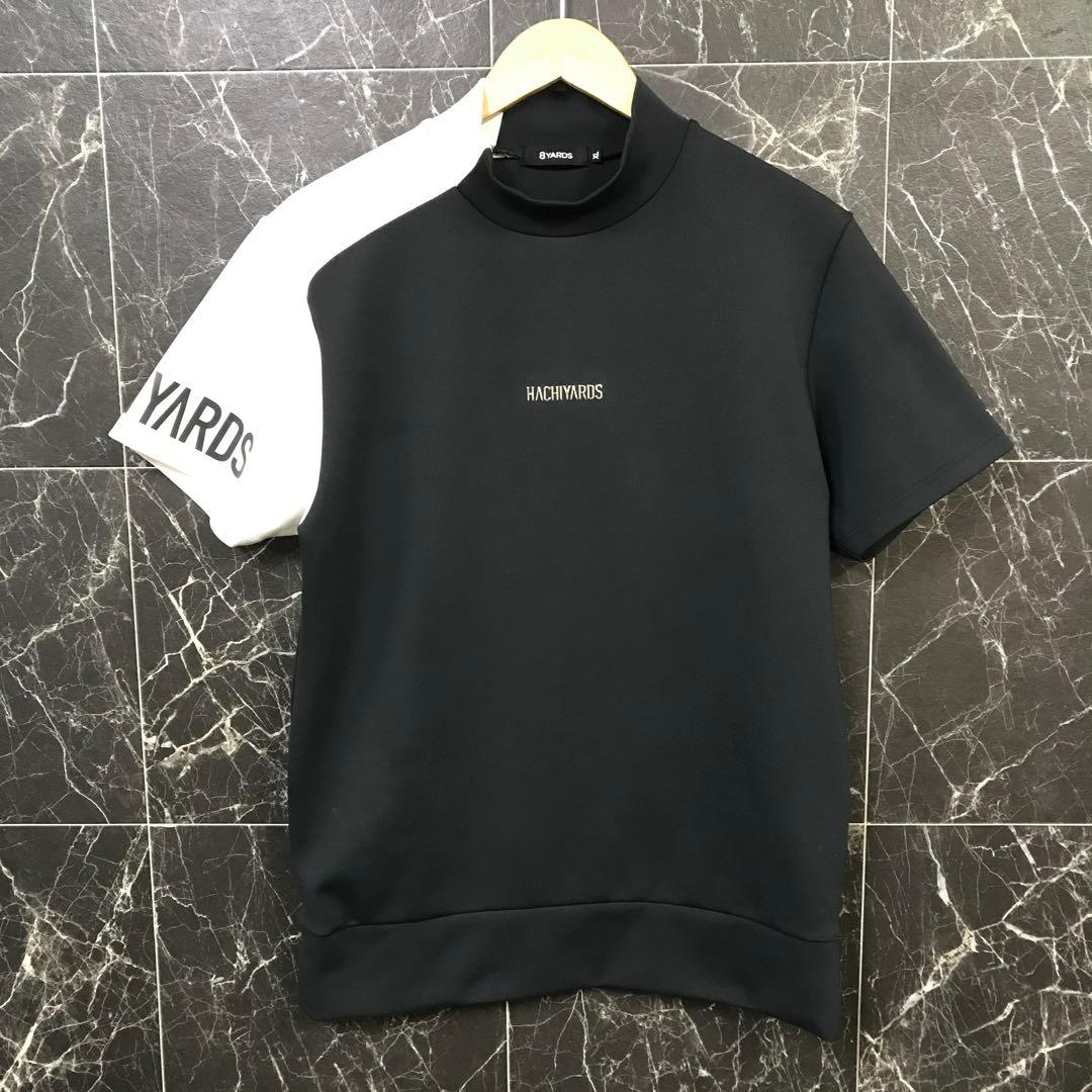 ハチヤーズ メンズ エンボス加工 モックネックシャツ《XL》