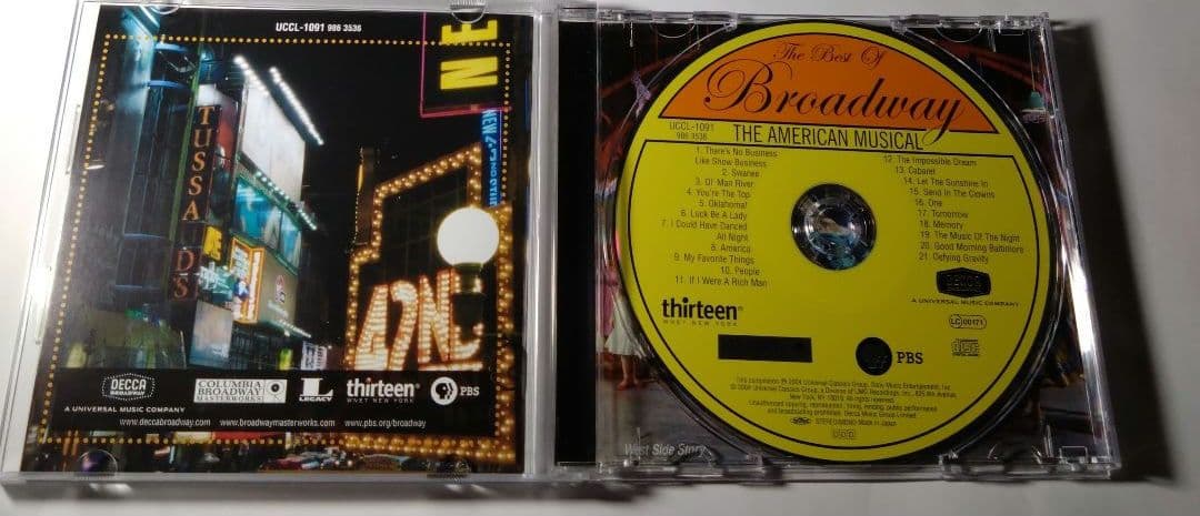 動作確認済帯付ベストオブブロードウェィ TheAmericanMusical