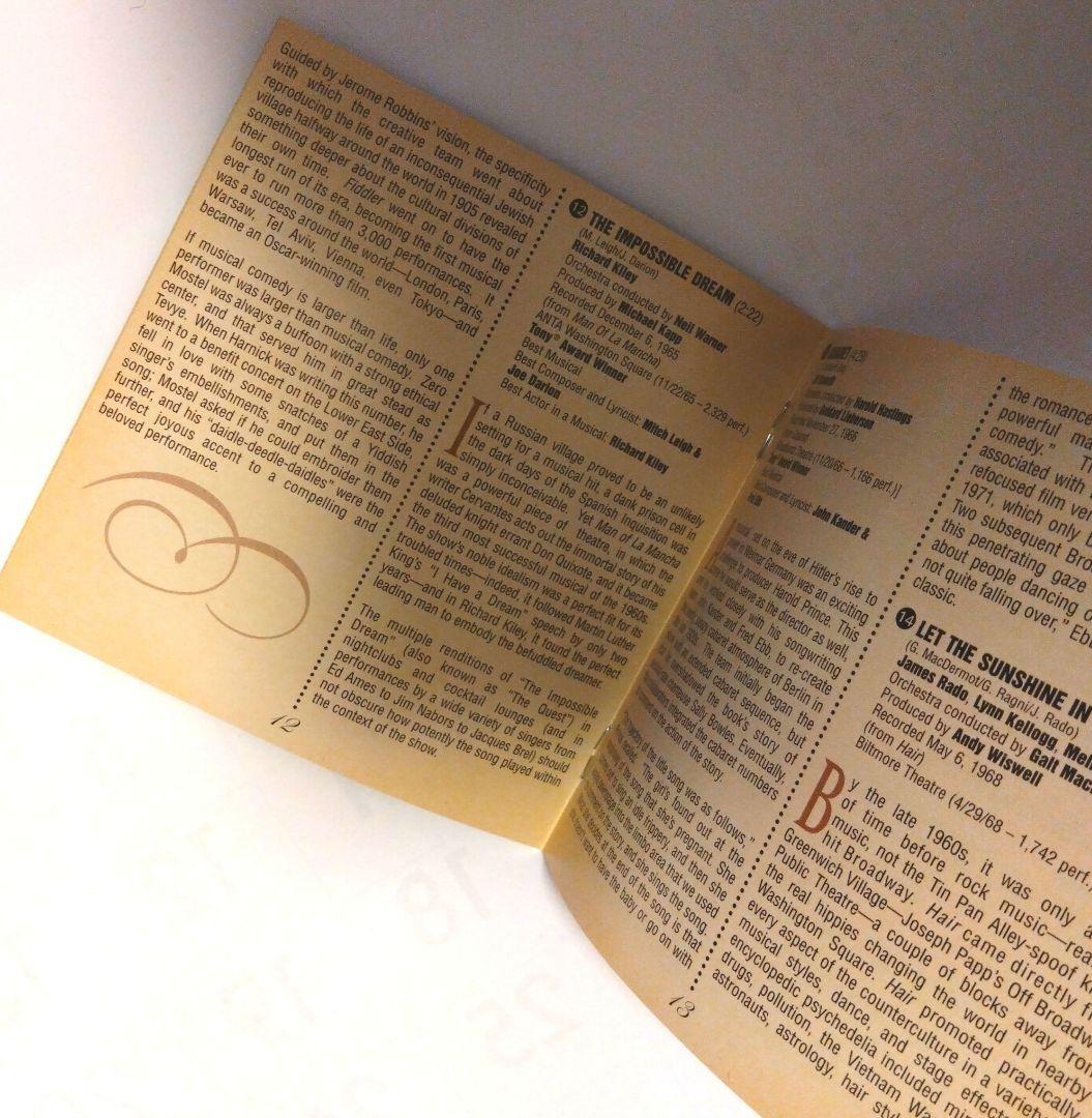 動作確認済帯付ベストオブブロードウェィ TheAmericanMusical