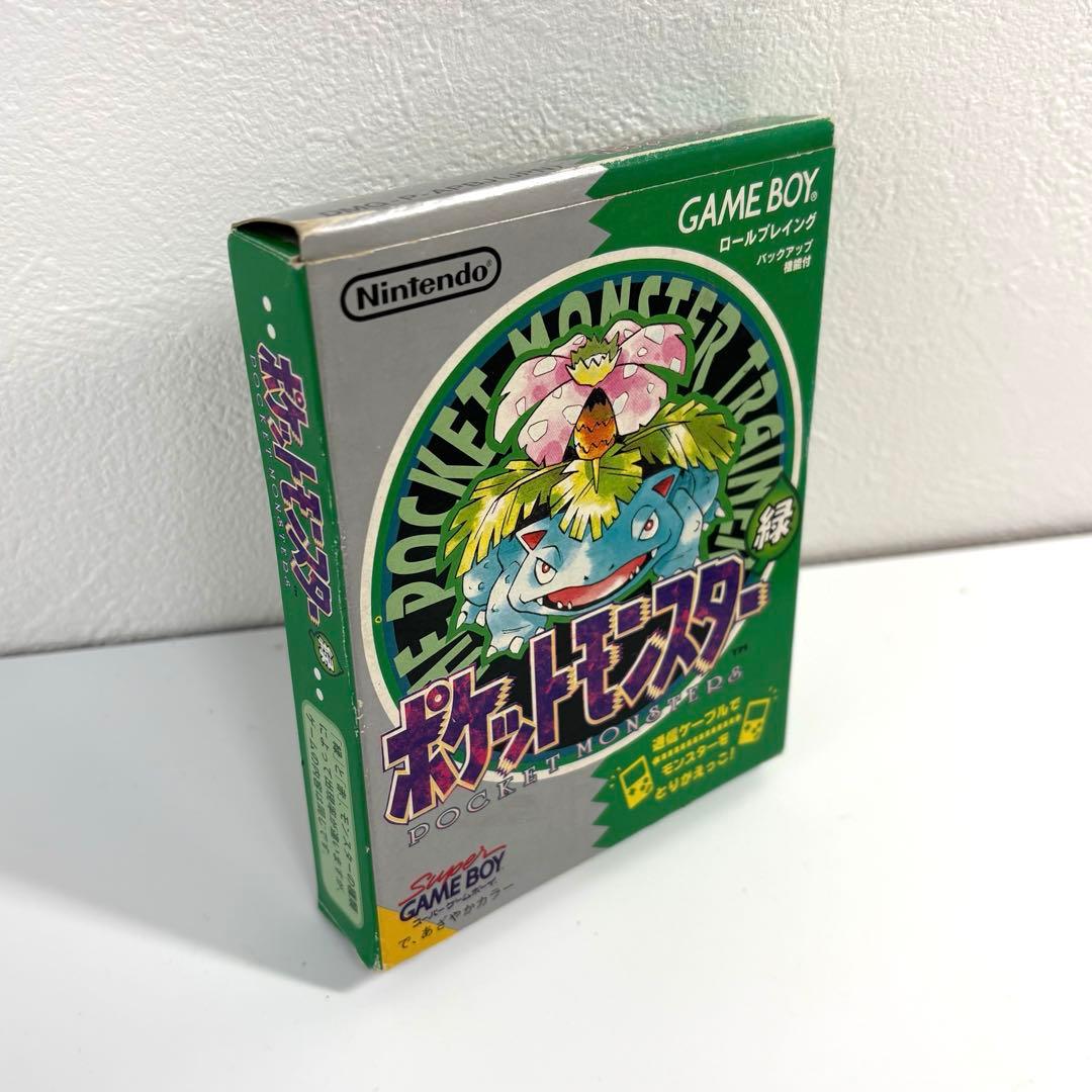 【初代ポケモン 赤・緑 ソフト】　動作確認済　箱説・攻略本付　まとめ売り　送込