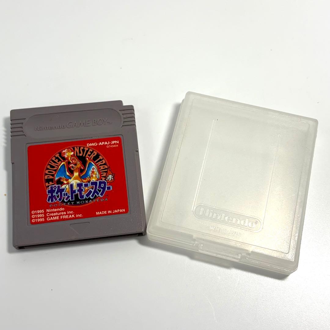 【初代ポケモン 赤・緑 ソフト】　動作確認済　箱説・攻略本付　まとめ売り　送込