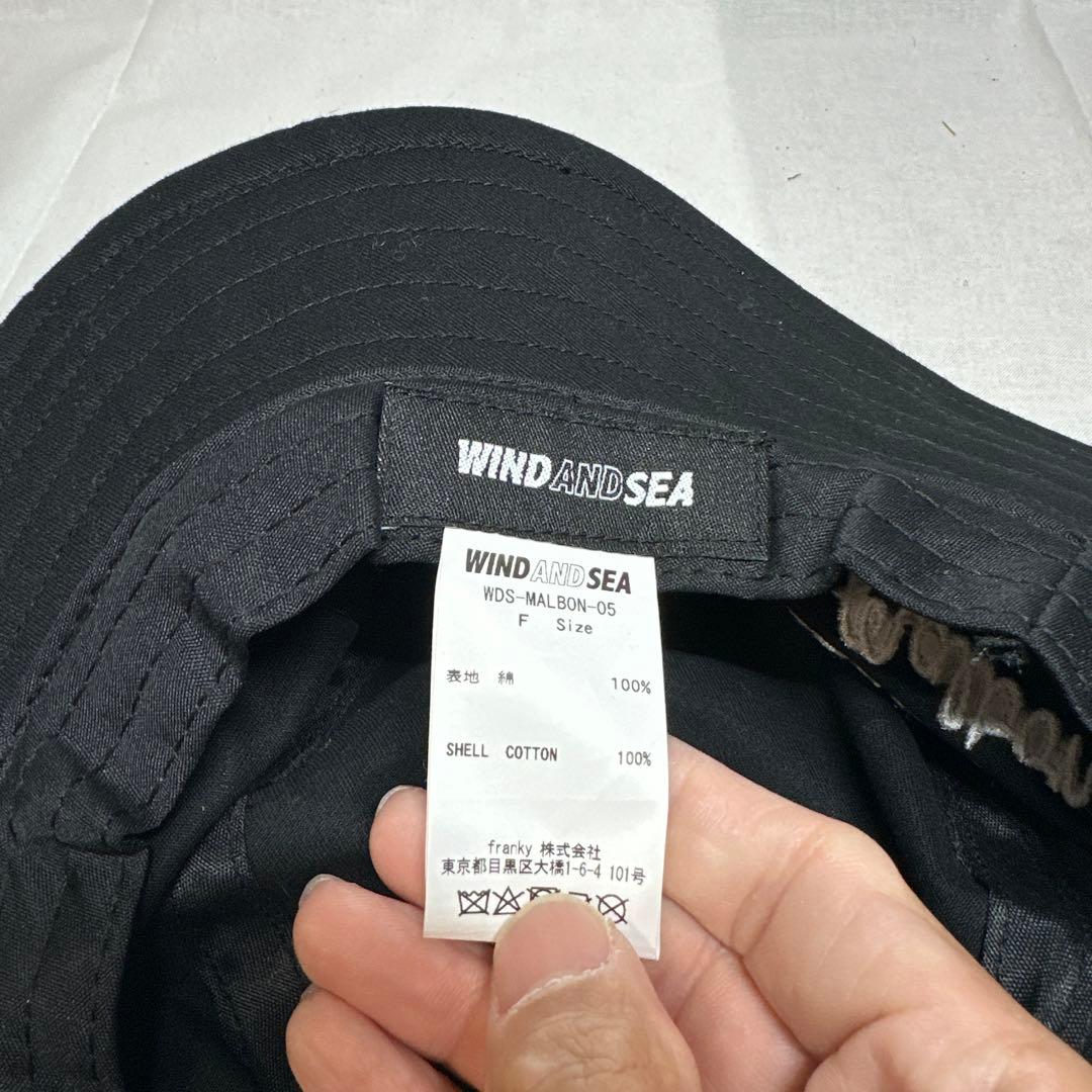 希少美品WINDANDSEA×MALBONGOLFバケットハットサイズフリー