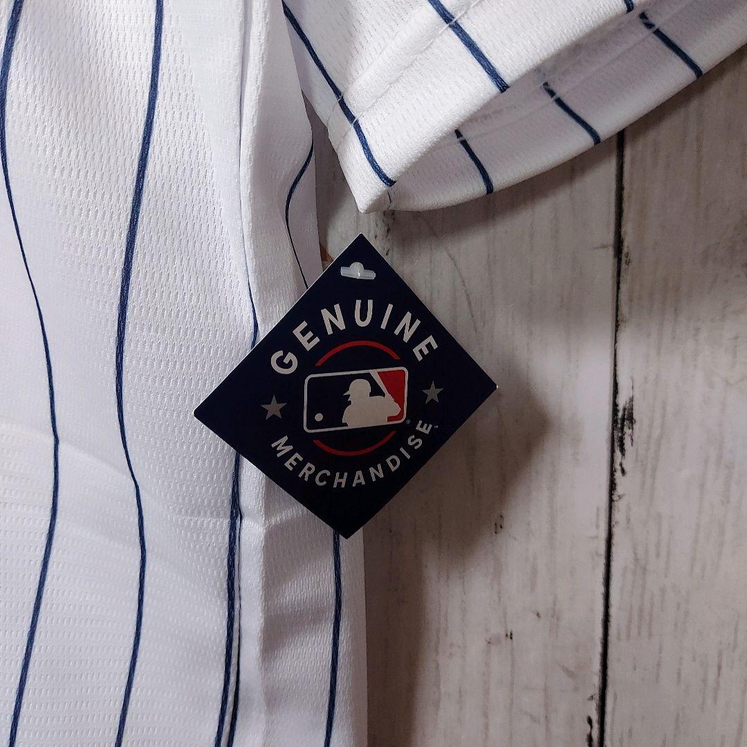 【MLB】マジェスティック 未使用 ヤンキース ジャッジ ユニフォーム XL 白