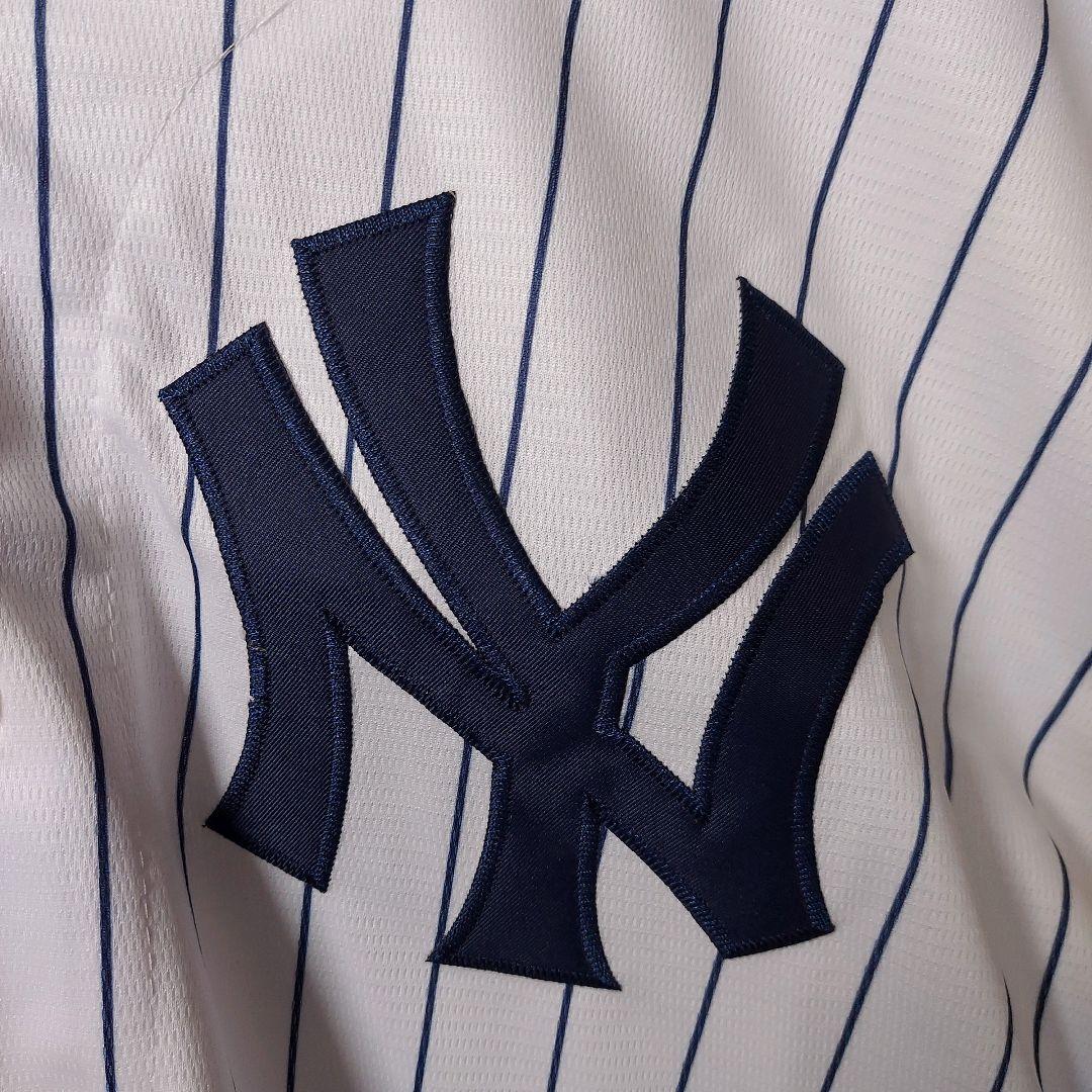 【MLB】マジェスティック 未使用 ヤンキース ジャッジ ユニフォーム XL 白