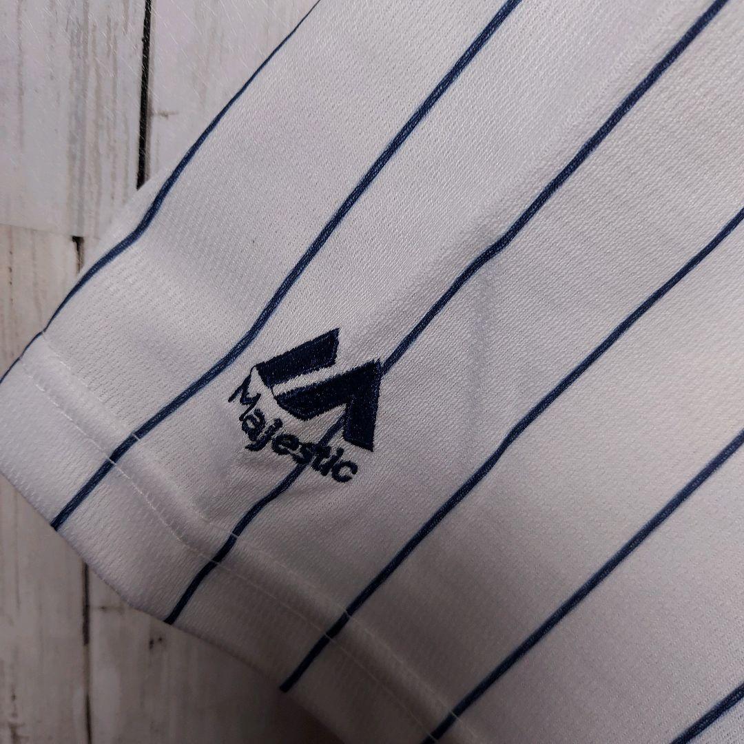 【MLB】マジェスティック 未使用 ヤンキース ジャッジ ユニフォーム XL 白