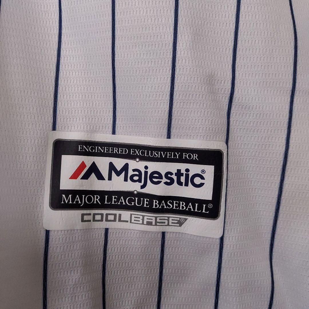 【MLB】マジェスティック 未使用 ヤンキース ジャッジ ユニフォーム XL 白