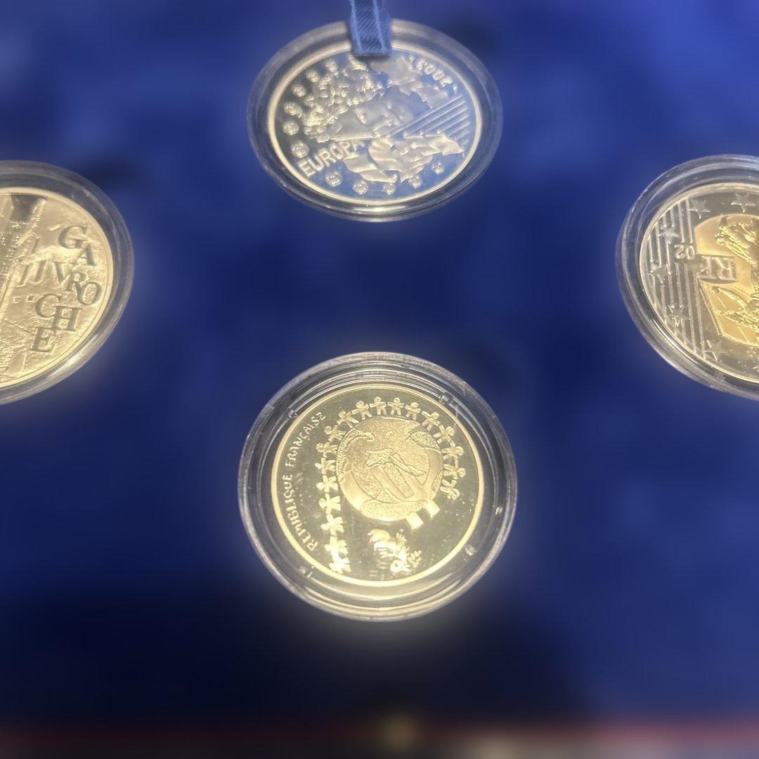 Monnaie de Paris 記念硬貨 4枚セット 2002年製