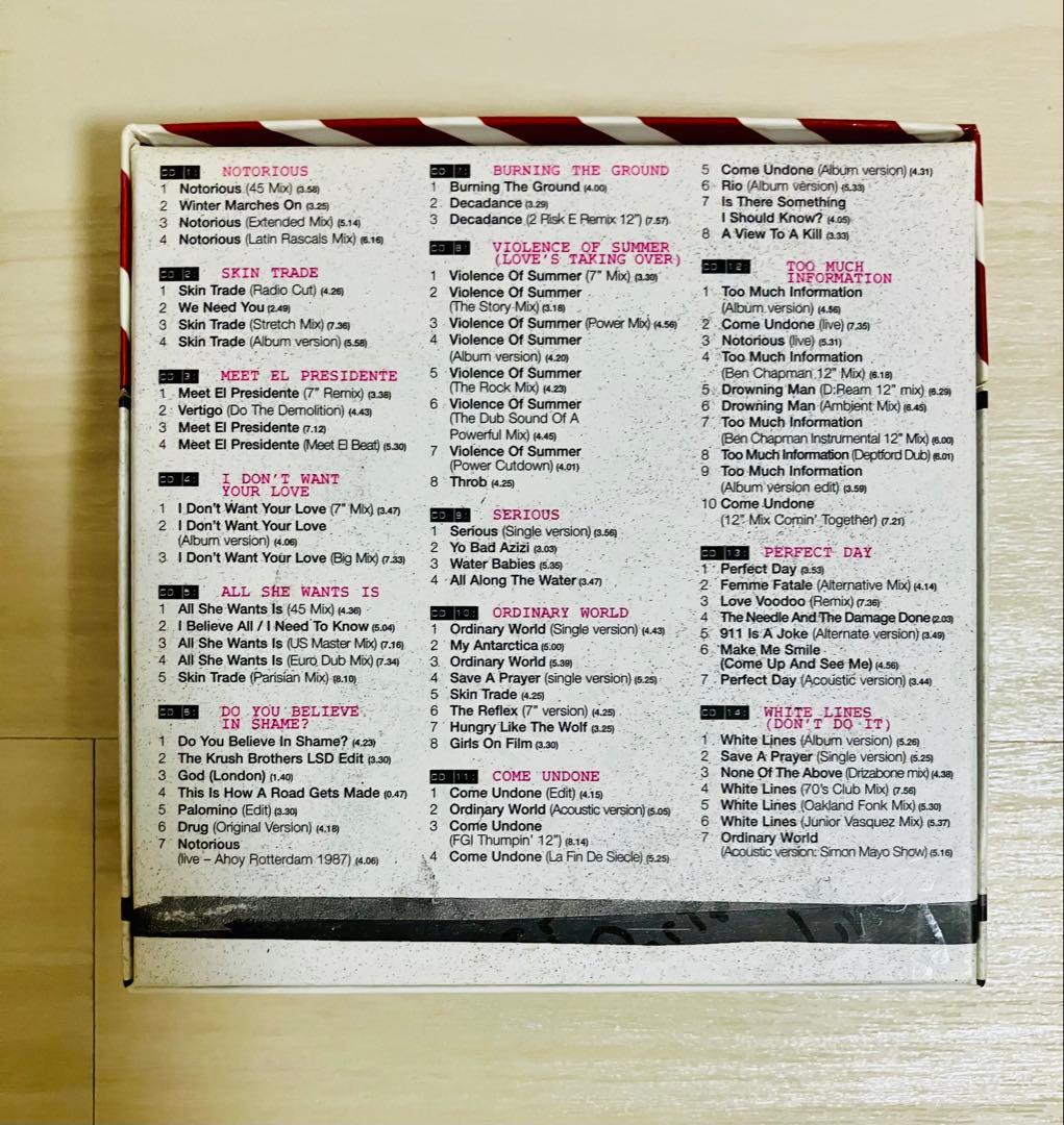 Duran Duran『The Singles 1986-1995』BOX