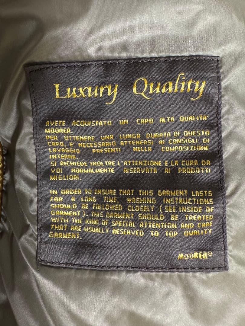 【美品】MOORER FIRE-WK ムーレー ダウンベスト 48