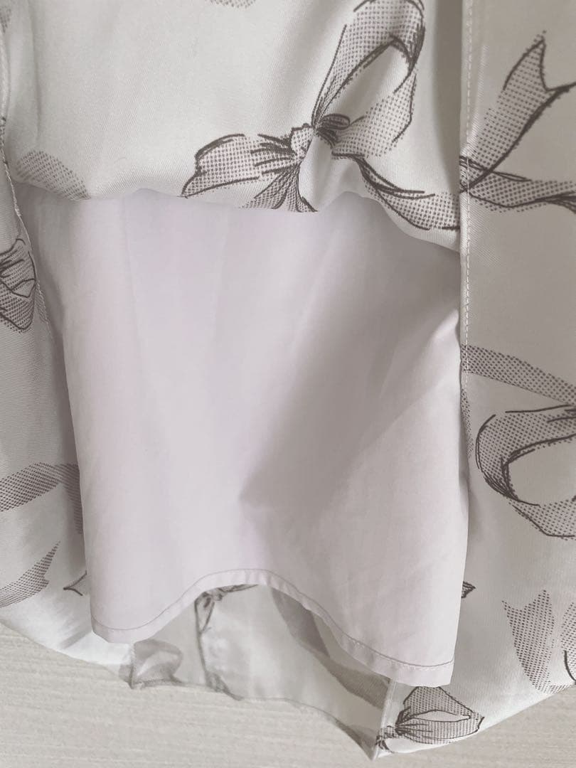 SNIDEL 完売 大人気 リボンスリーブデザインワンピース 00 GBEG