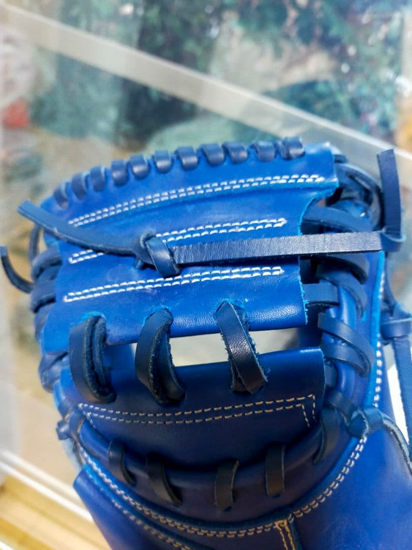 ZETT 軟式少年野球用キャッチャーミット青