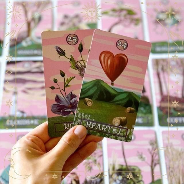 超レア✨アメリカインディーズデッキ✨愛と人生のための知恵 淑女のルノルマンカード