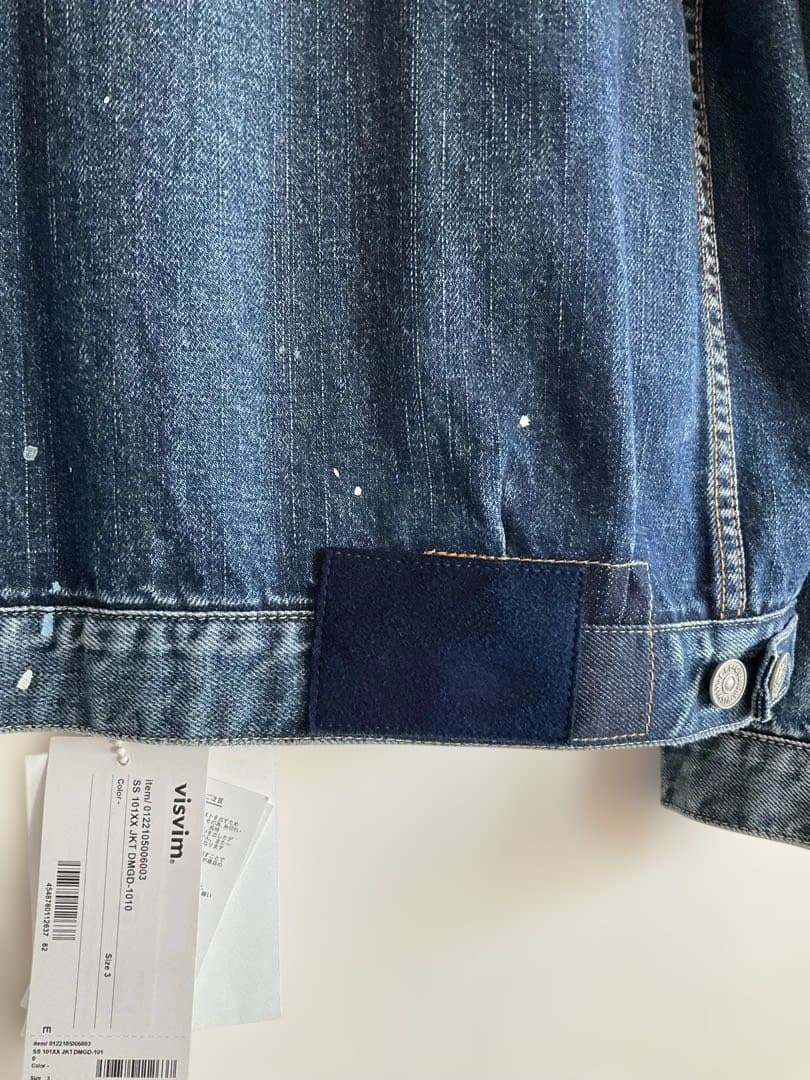visvim SS 101XX JKT DMGD-1010 サイズ3