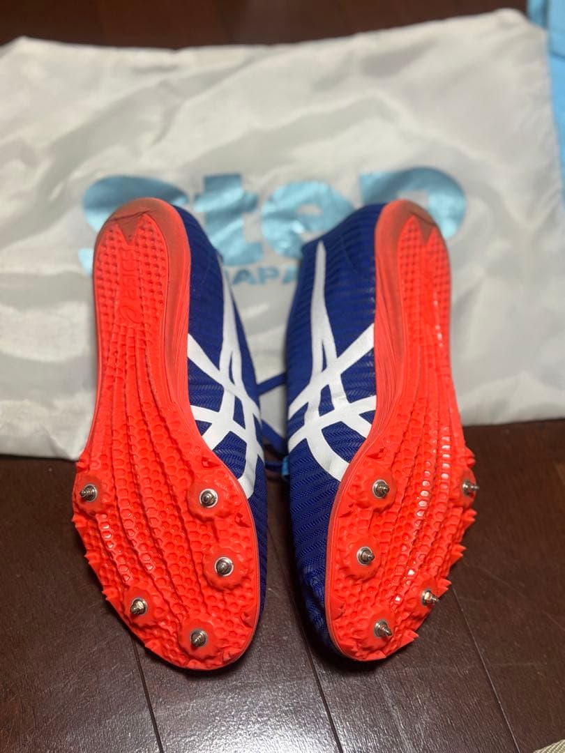 アシックス 陸上長距離用スパイク23.5cm【ピン、袋セット】