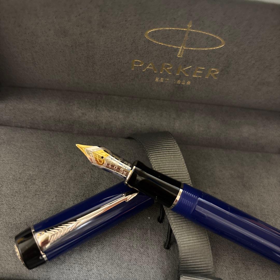 パーカー デュオフォールド クラシック ブルー&ブラックCT センテニアル F