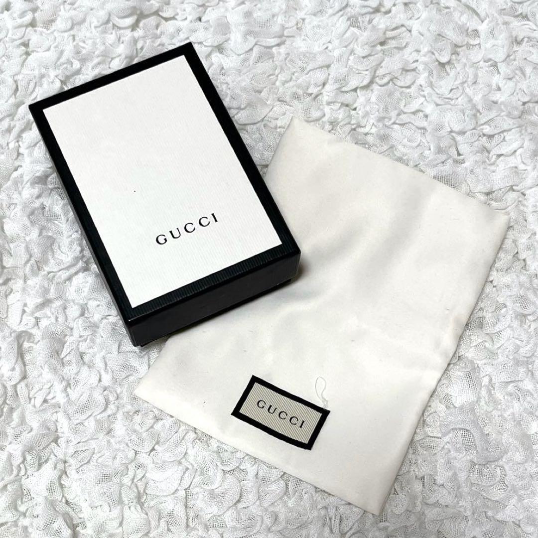 美品✨GUCCI グッチ マーモント キーケース　456118 レザー　黒