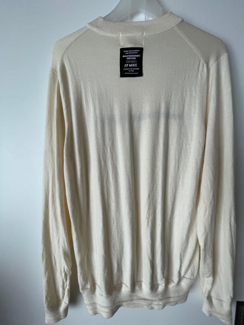 MASTER BUNNY EDITION セーター アイボリー