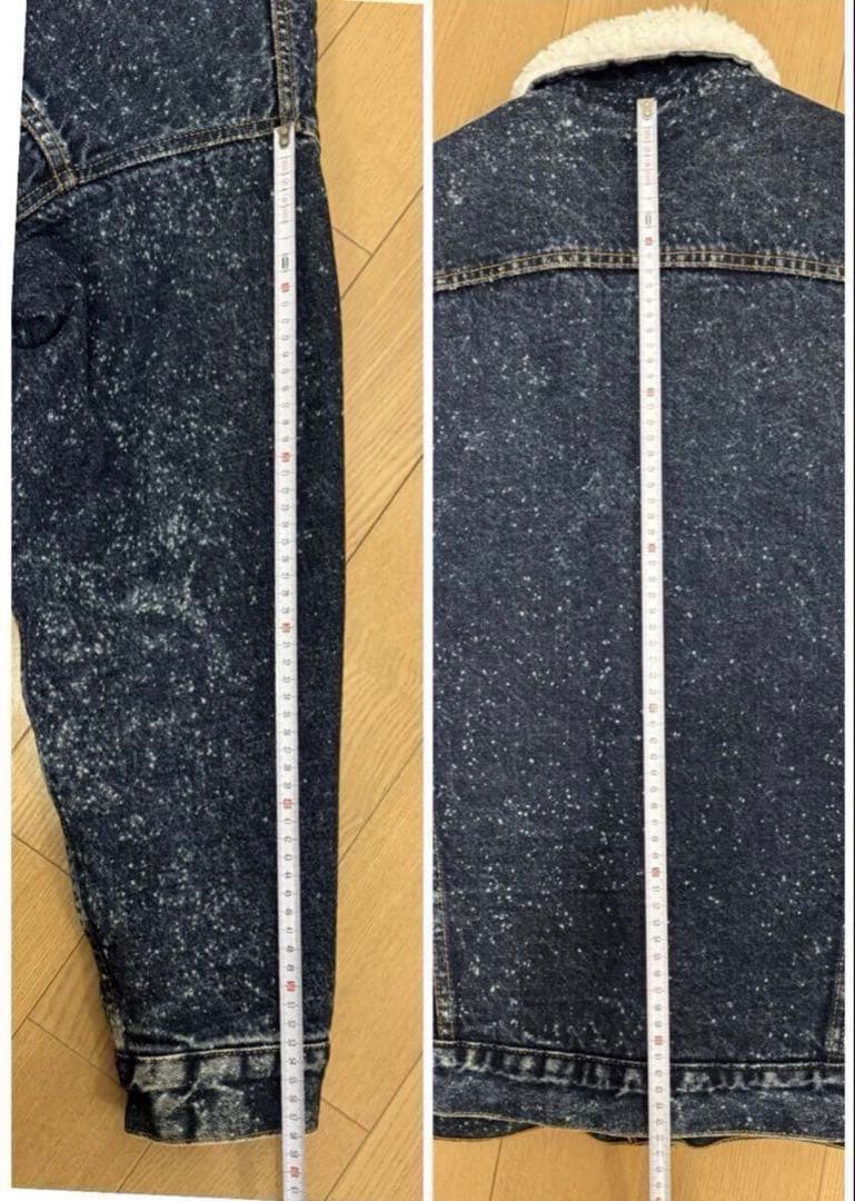 【希少】80s リーバイス ギャラクティックデニム ボアUSA製 サイズL濃紺