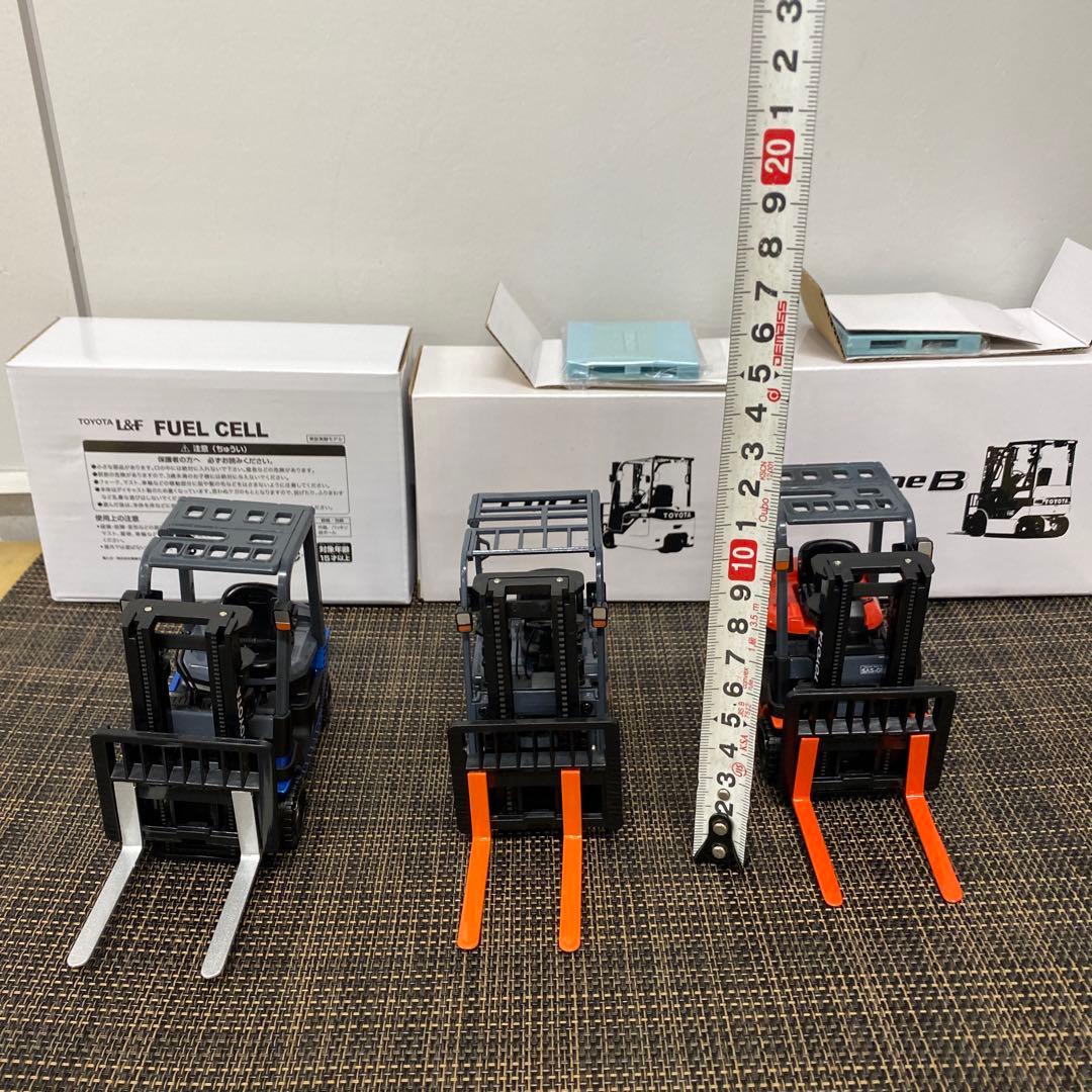 TOYOTA L&F フォークリフト ミニカー　3台セット　非売品　希少
