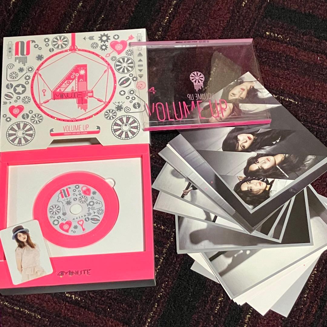 4minute 韓国盤アルバム5枚 日本盤シングル2枚