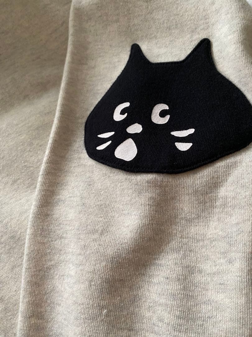 美品❣️にゃー❣️ネネット❣️ひじパッチにゃー裏毛❣️パーカー❣️スウェット❣️