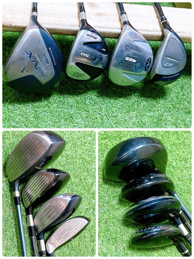 S2.ミズノ　初心者オススメ　ゴルフクラブ　メンズセット　14本 右利き