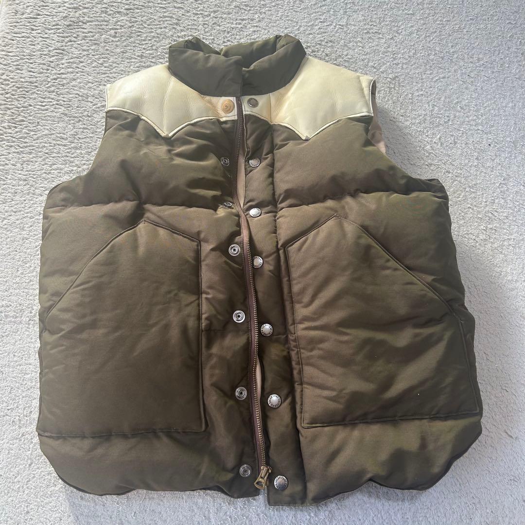 Sugar Cane ダウンベスト M オリーブ