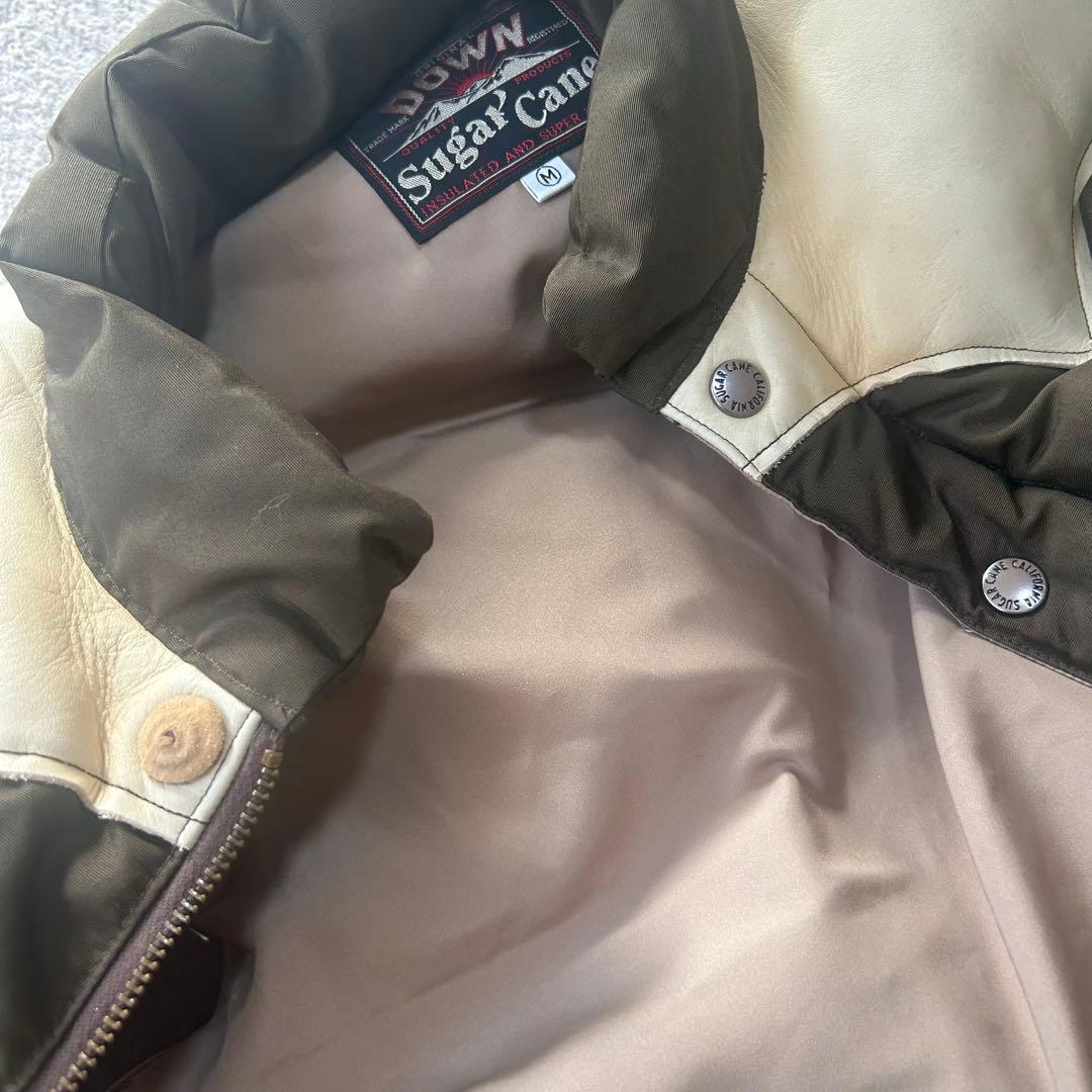 Sugar Cane ダウンベスト M オリーブ