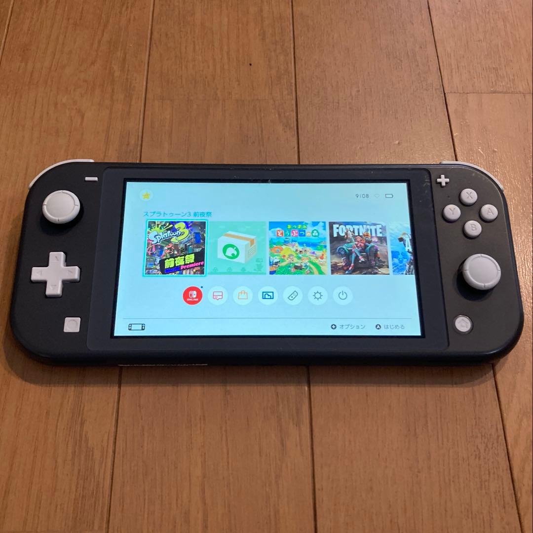 て*ょ様 Nintendo Switch Light 本体のみ ジャンク品 グレ