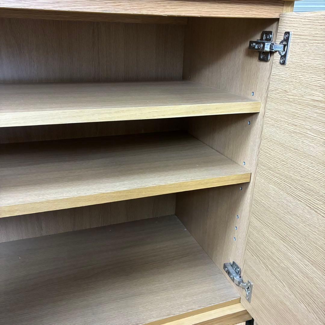 【送料込】無印良品　MUJI 木製キャビネット ナチュラル オーク材　タンス